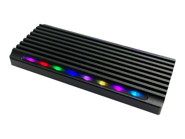 LC Power LC-M2-C-NVME-4 - Förvaringslåda - M.2 - M.2 NVMe Card - USB-C 3.2 (Gen 2x1) - svart