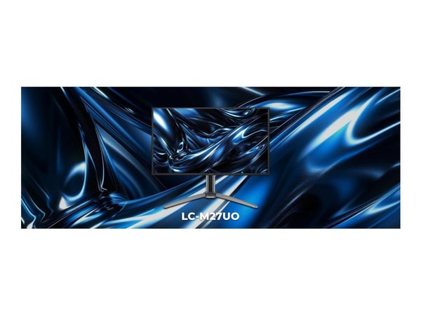 LC Power LC-M27UO - LCD-skärm - 27" (26.5" visbar) - 3840 x 2160 4K @ 240 Hz - 1500000:1 - 0.03 ms - 2xHDMI, DisplayPort - högtalare - svart, antracit