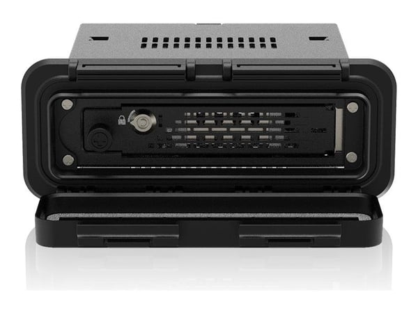 ICY DOCK avtagbar ramme 1x2,5''SATA/SAS/ATA HDD/SSD dobbel lås for 3,5''Bay
