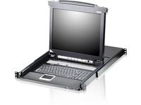 ATEN CL5708N, 48,3 cm (19"), LCD, USB, Spansk, QWERTY, 0 - 50 °C