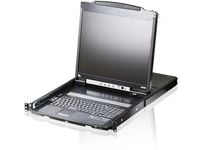 ATEN CL5708IN-ATA-2XK07GG, 48,3 cm (19"), LCD, USB, PS/2, USB, PS/2, VGA, Tysk