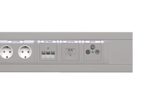 Hager GR0800A9011 Aukko Antrasiitti 1 kpl