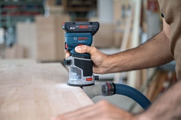 Bosch GKF 18V-8, Sort, Blå, 30000 RPM, 6, 6.35 (1/4"), 8 (5/16"), 10000 RPM, 95 dB, 87 dB - SOLO