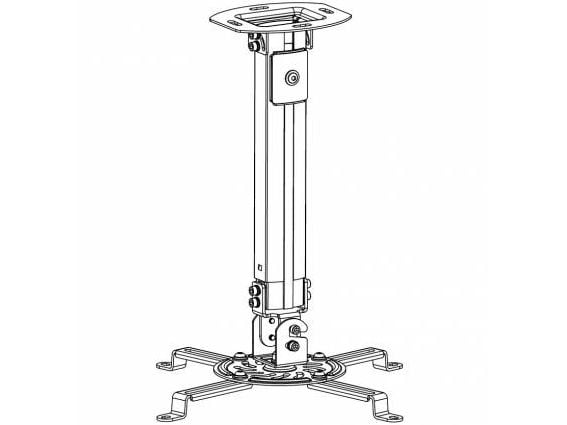 Kattokiinnike projektorille techly ica pm-18s, 54,5-90 cm