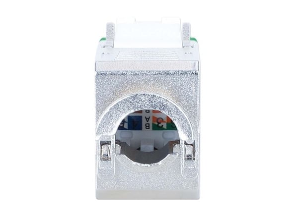 Intellinet 766623791335, Flat, Grønn, RJ-45, IDC, Hunkjønn, Gull