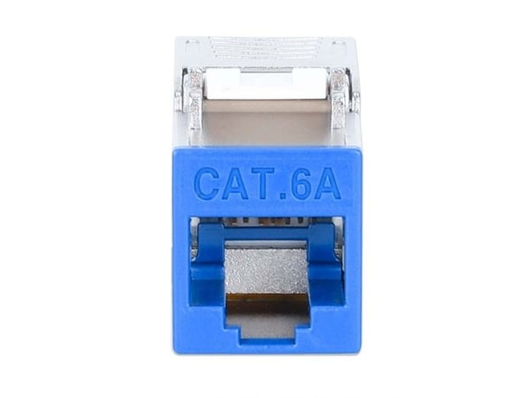 Intellinet Cat6a 10G STP Keystone moduuli sininen (791342)