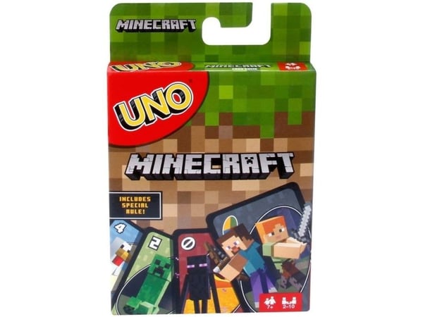 Games Uno Minecraft, Korttipeli, Perhe, 7 vuosi/vuosia