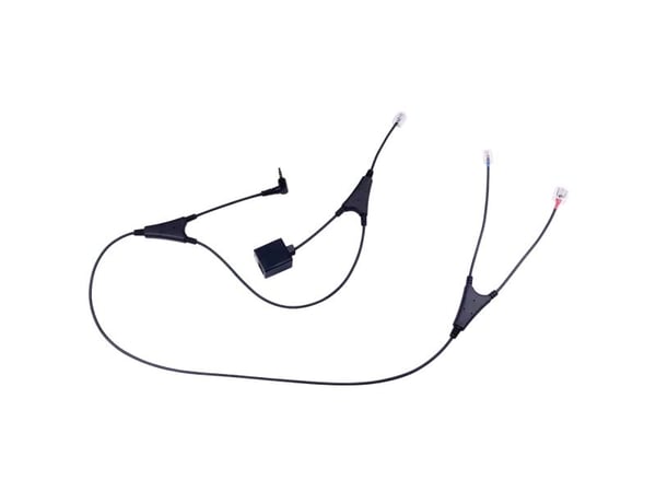Jabra LINK 14201-37 - Elektronisk kroksvitsjadapter for trådløs hodemikrotelefon, digitaltelefon - for Alcatel-Lucent 8019s DeskPhone; Premium Desk...