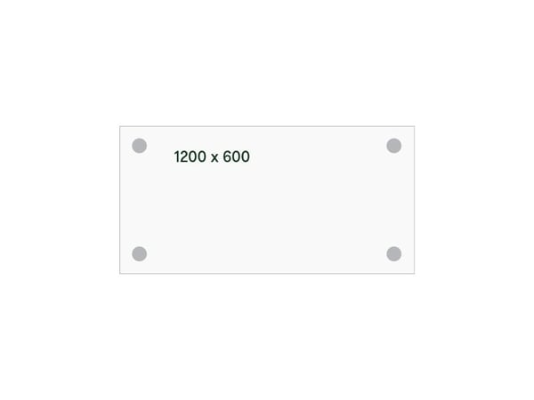 Skrivebord DNA, Hvid 1200x600mm I-ben/Sort