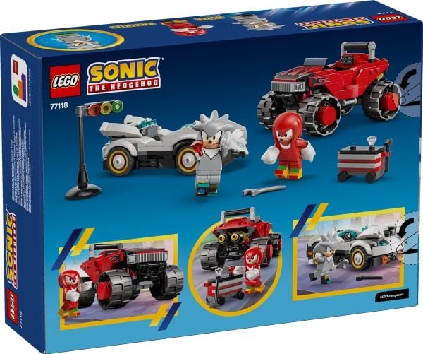 LEGO Sonic 77118 Silvers bil mot Knuckles' monstertruck