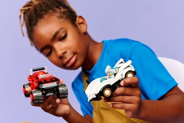 LEGO Sonic 77118 Silvers bil mot Knuckles' monstertruck