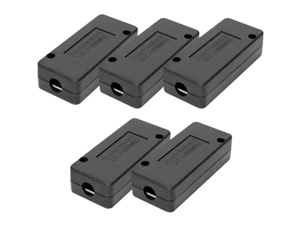 DIGITUS - Kabelkopplingsbox - försänkt montering, bordsmontering - CAT 7 - skärmad (paket om 5)
