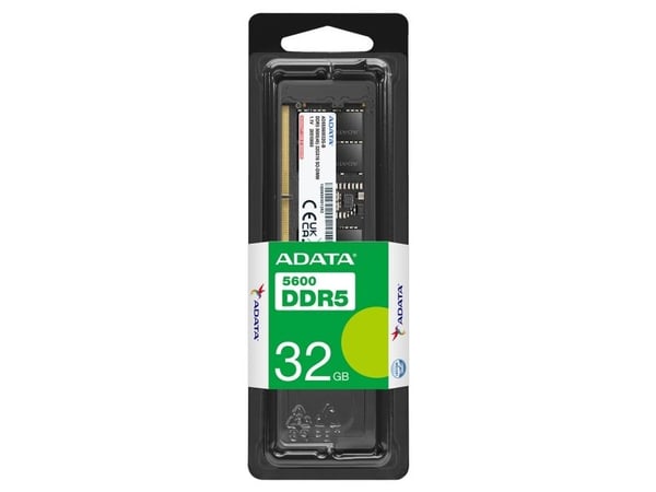 ADATA - DDR5 - sett - 32 GB - DIMM 288-pin - 5600 MT/s / PC5-44800 - CL46 - 1.1 V - ikke-bufret - on-die ECC