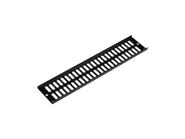 EFB Electronicsin etupaneeli 2U 48 x SC Duplex/LC Quad vertical musta (VSB2HE-FP-SW-48SC-D)