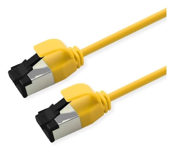 ROLINE 21.15.3231-100, 0,3 m, Cat8.1, U/FTP (STP), RJ-45, RJ-45, Keltainen