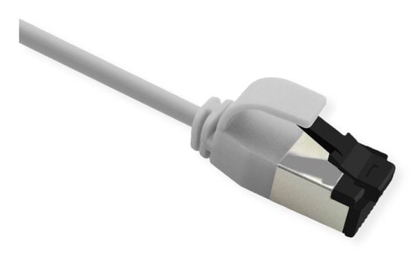 ROLINE U/FTP patchkabel Cat.8.1 LSOH slim weiss 3m (21.15.3276)