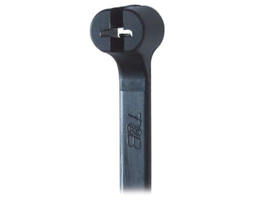 ABB Kabelbinder med ståltunge sort 4,8X293 mm Halogenfri - (100 stk.)
