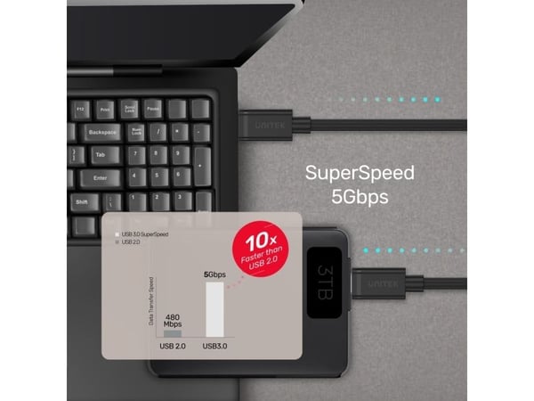 USB-kabel Unitek USB Type-C till USB Type-C-kabel 2m