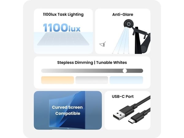 Yeelight - Lysstang - 5 W - hvitt lys - 3000/5000/6500 K