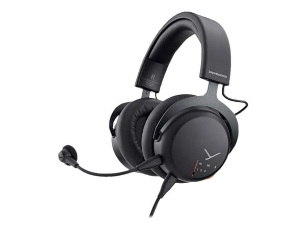 beyerdynamic MMX 150 USB - Hodesett - full størrelse - kablet - 3,5 mm jakk - lydisolerende - svart