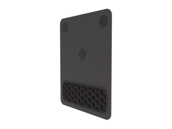 Fellowes Breyta - Musematte med håndleddsstøtte - størrelse XL - svart