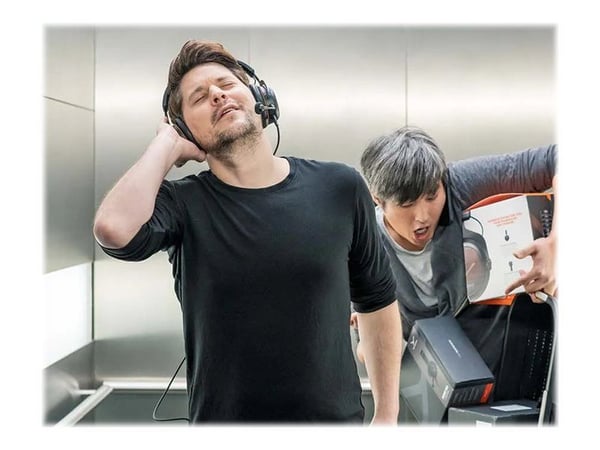 beyerdynamic MMX 150 USB - Hodesett - full størrelse - kablet - 3,5 mm jakk - lydisolerende - svart