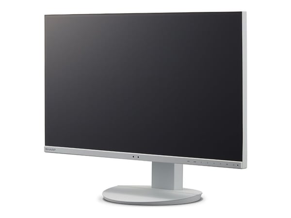 Sharp MultiSync EA272U - LED-skärm - 27" - 3840 x 2160 4K @ 60 Hz - IPS - 400 cd/m² - 1000:1 - 5 ms - HDMI, DisplayPort, USB-C - högtalare - vit (b...