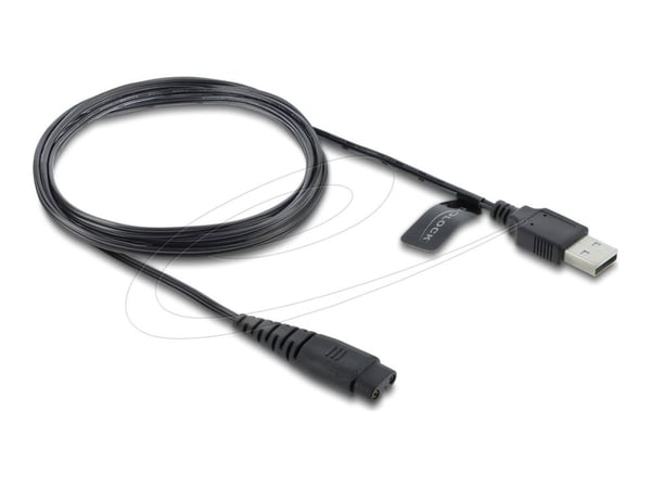 Delock USB-latauskaapeli 5 V sähköparranajokoneelle yhteensopiva Hatteker RFC-588, RFC-598, RFC-690, RFC-692, RFC-696, RSCX-7 kanssa