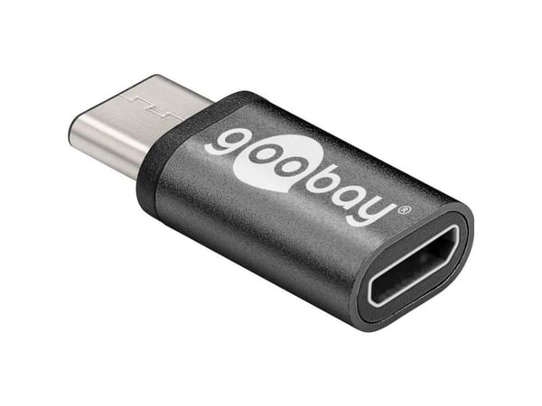 Sovitin USB-C™ ja USB 2.0 Micro-B, musta