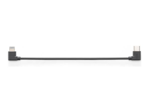 DJI - Lightning-kabel - USB-C hane till Lightning hane - 15 cm - USB-ström + -ljud