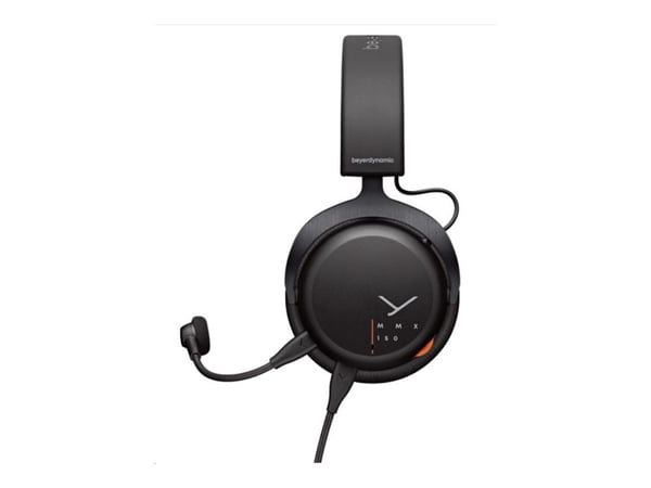 beyerdynamic MMX 150 USB - Hodesett - full størrelse - kablet - 3,5 mm jakk - lydisolerende - svart