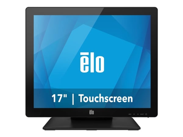 Elo 1717L - LED-skjerm - 17" - berøringsskjerm - 1280 x 1024 @ 75 Hz - 250 cd/m² - 1000:1 - 20 ms - HDMI, VGA - svart