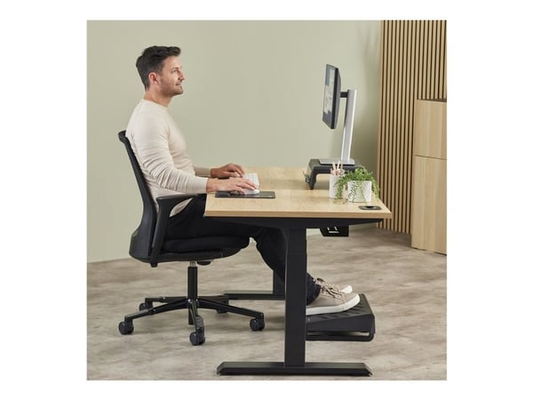 Fellowes Breyta - Musematte med håndleddsstøtte - størrelse XL - svart