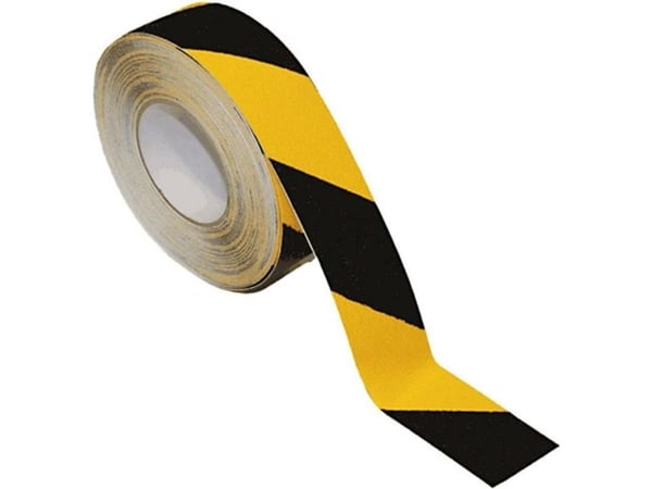 B-SAFETY AR206100-GS halkskydd 18,3 m x 100 mm gul/svart