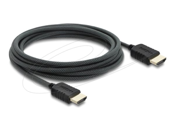 DeLOCK 81683, 3 m, HDMI-tyyppi A (vakio), HDMI-tyyppi A (vakio), 7680 x 4320 pikseliä, 48 Gbit/s, musta DeLOCK 81683, 3 m, HDMI-tyyppi A (vakio), HDMI-tyyppi A (vakio), 7680 x 4320 pikseliä, 48 Gbit/s, musta