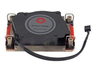 Dynatron S3 - Processorkylare - (för: LGA4677) - copper 1100 with vapor chamber base - 80 mm - svart - 1U