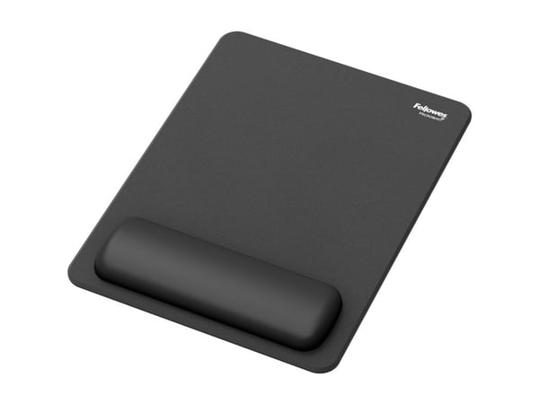 Fellowes Breyta - Musematte med håndleddsstøtte - størrelse XL - svart