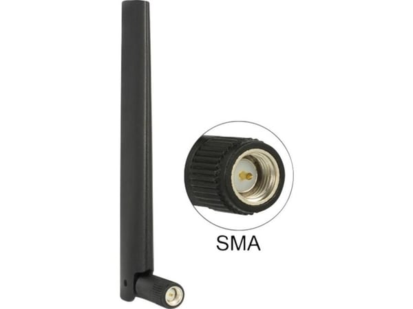 Delock - Antenne - Smart Home - 4.3 dBi - rundtstrålende - svart