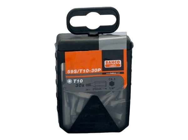Bahco bitit tx15 25mm - 59s/t15-30p teollisuusbitit 30kpl laatikossa