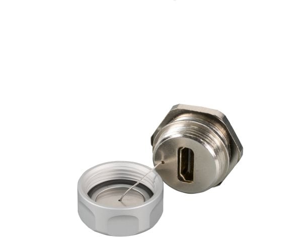 EFB-Elektronik GmbH HDMI2.0 IP67 läpivientikytkentä, A-tyypin naaras / A-tyypin naaras, huoltoportti (IP67DFKHDMIFLHS)