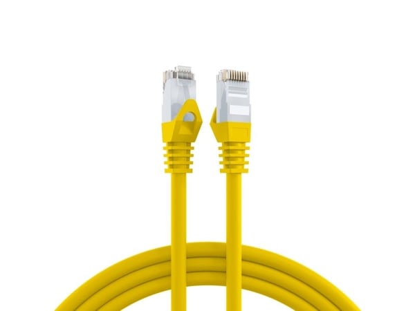 EFB Elektronik K8104GE.0,25, 0,25 m, Cat6, U/UTP (UTP), RJ-45, RJ-45, Gult