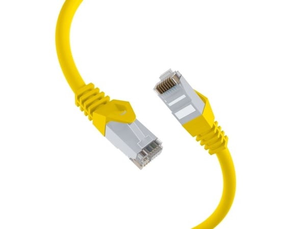 EFB Elektronik K8104GE.0,25, 0,25 m, Cat6, U/UTP (UTP), RJ-45, RJ-45, Gult
