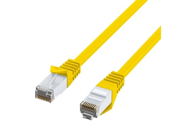 EFB Elektronik K8104GE.0,25, 0,25 m, Cat6, U/UTP (UTP), RJ-45, RJ-45, Gult
