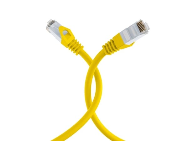 EFB Elektronik K8104GE.0,25, 0,25 m, Cat6, U/UTP (UTP), RJ-45, RJ-45, Gult