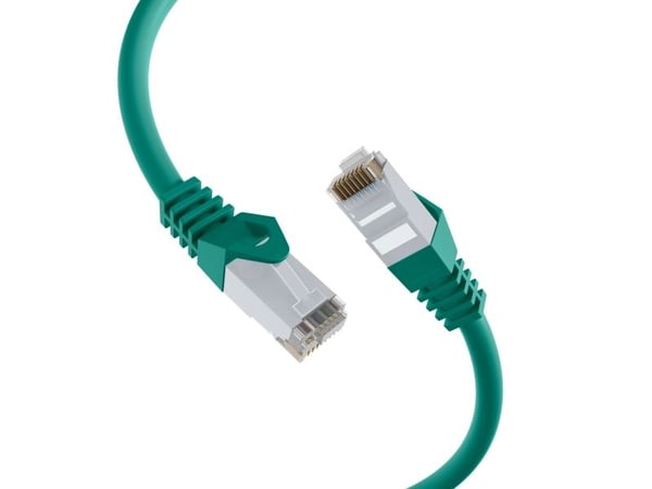 EFB Elektronik K8104GN.0,25, 0,25 m, Cat6, U/UTP (UTP), RJ-45, RJ-45, Grønn