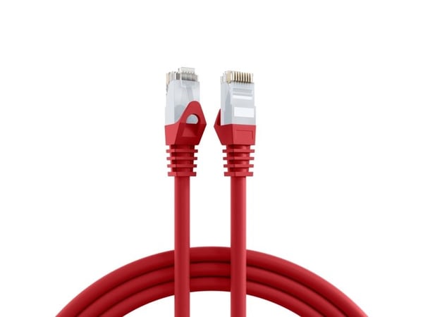 EFB Elektronik EFB ACCS, 0,25 m, Cat6, U/UTP (UTP), RJ-45, RJ-45, Rød