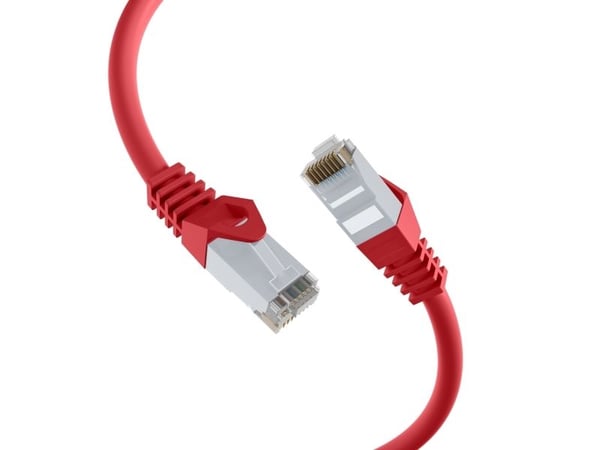EFB Elektronik EFB ACCS, 0,25 m, Cat6, U/UTP (UTP), RJ-45, RJ-45, Rød