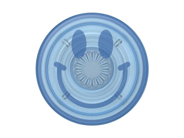 PopSockets 807080, Grepp, Blå, Happy Blues Translucent, Apple, iPhone 16 Pro Max, 1 styck