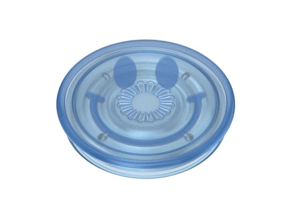 PopSockets 807080, Grepp, Blå, Happy Blues Translucent, Apple, iPhone 16 Pro Max, 1 styck