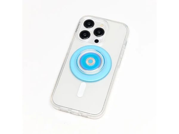 PopSockets 806891, Grep, Blå, Tekstmønster, Opalescent Blue, Apple, iPhone 17 Pro Max